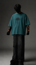 Forest Green Boxy Fit Tshirt 250gsm