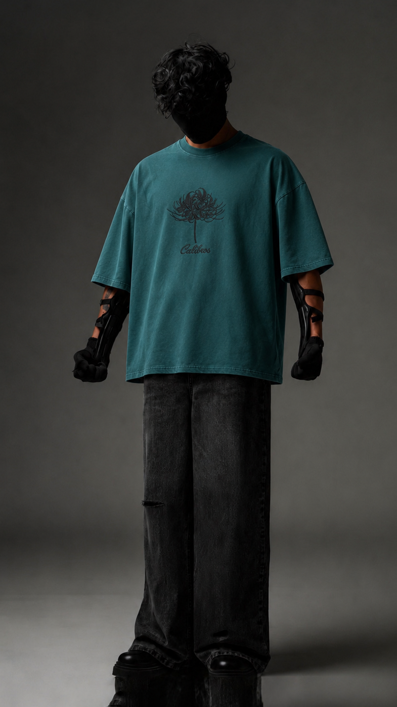 Forest Green Boxy Fit Tshirt 250gsm