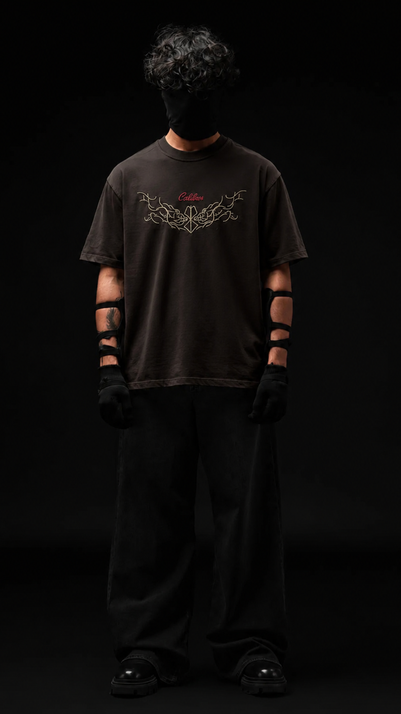 Coffee Brown Boxy Oversize Tshirt 250gsm