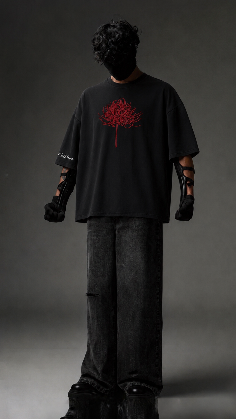 Black  Oversize Regular Tshirt 250gsm